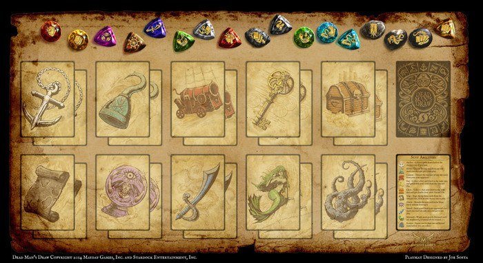 Dead Man's Draw Neoprene Game Playmat - Nick Nack's Full Frontal Attack