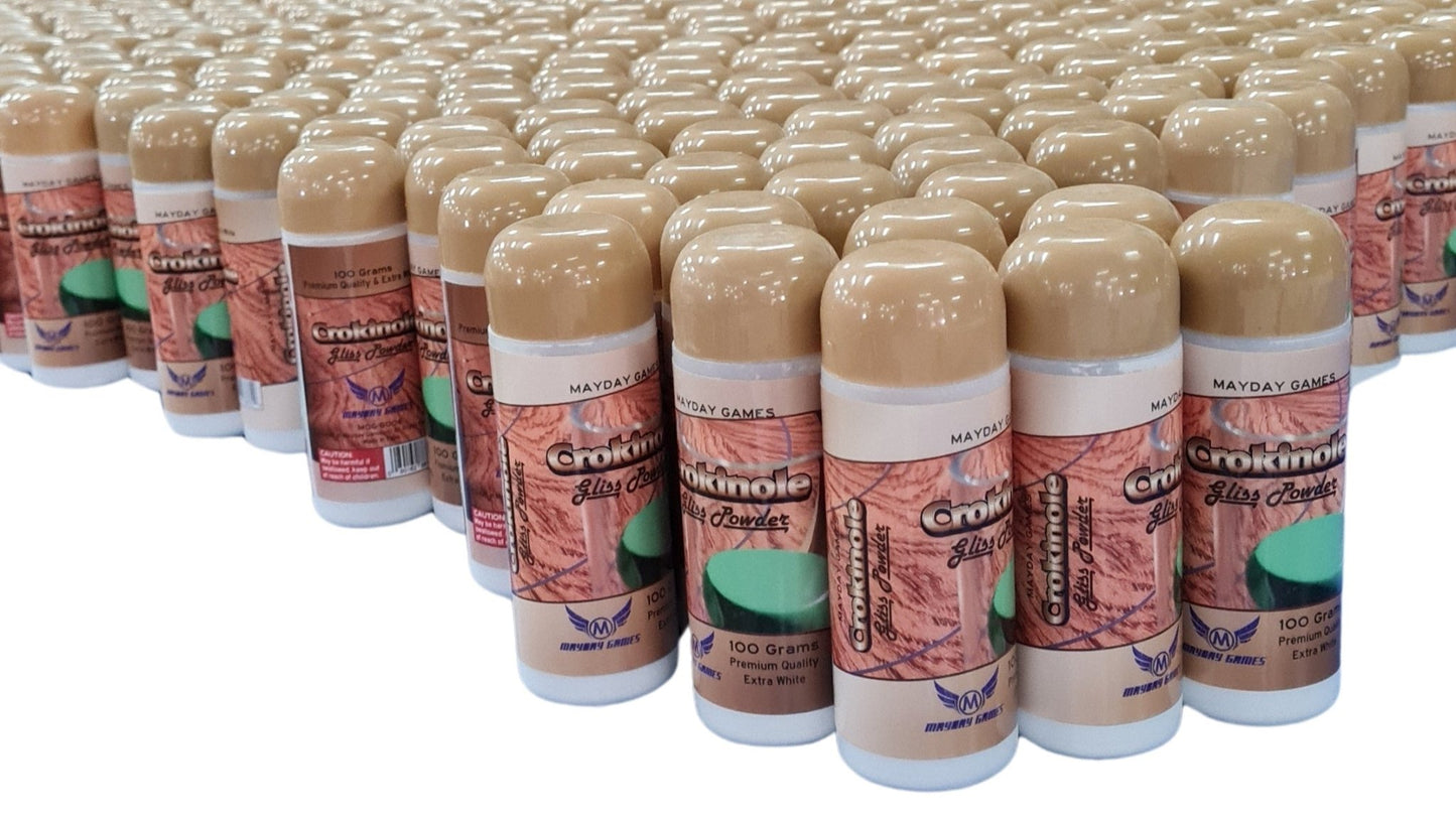 Crokinole Premium Gliss Powder -100 Grams - Nick Nack's Full Frontal Attack