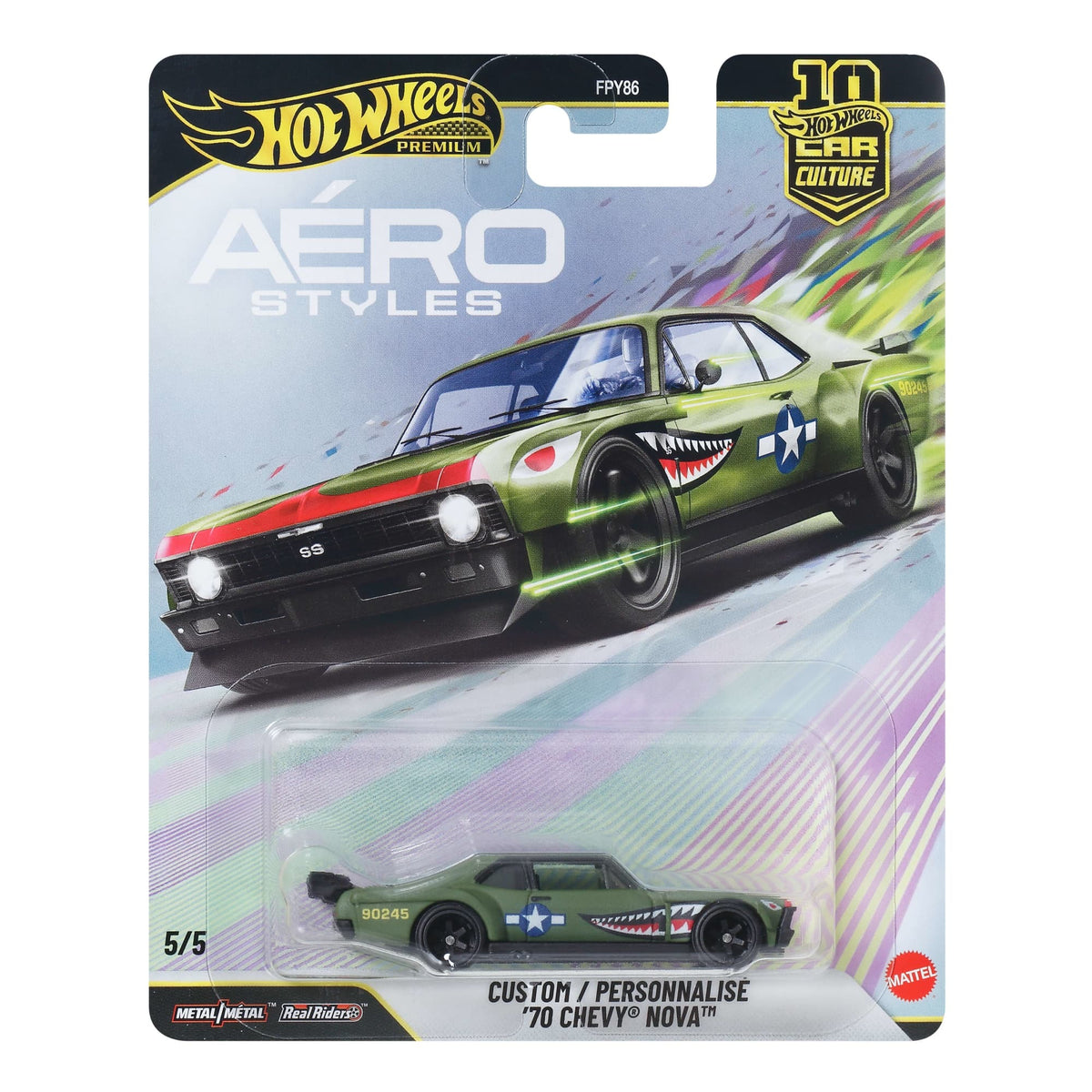 Hot Wheels Aero Styles - Custom '70 Chevy Nova