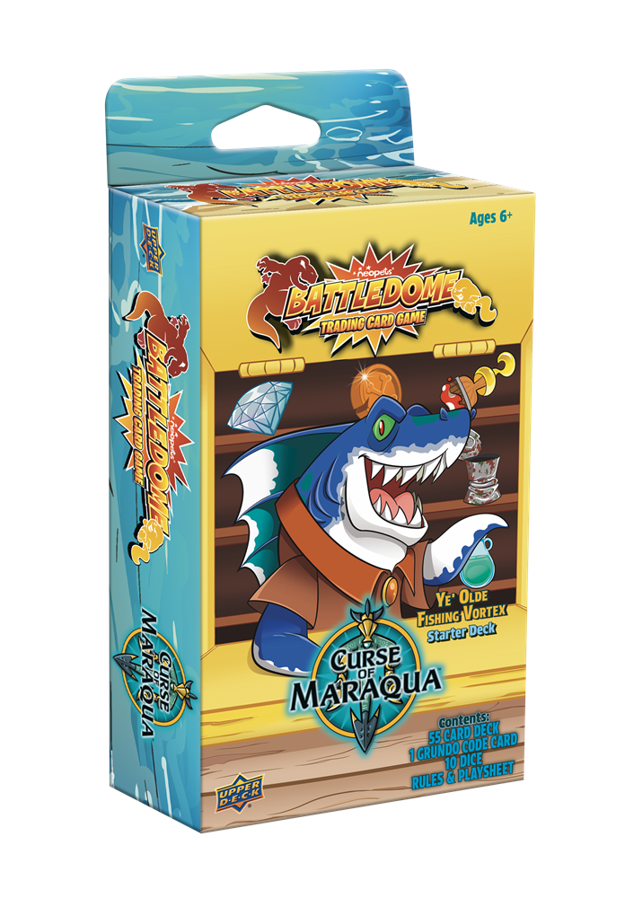 Neopets Battledome TCG Curse of Maraqua Ye' Olde Fishing Vortex Starter Deck