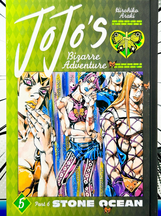 Jojo's Bizarre Adventure Part 6 Vol 5 Hardcover - Nick Nack's Full Frontal Attack