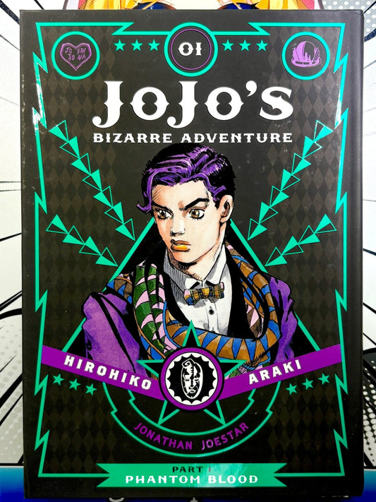 Jojo's Bizarre Adventure Vol 1 Part 1 Phantom Blood Hardcover - Nick Nack's Full Frontal Attack