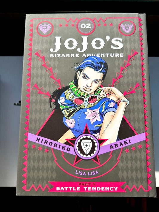 Jojo's Bizarre Adventure Vol 2 Part 2 Battle Tendency Hardcover - Nick Nack's Full Frontal Attack