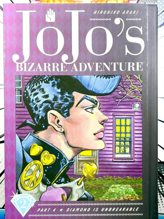 Jojo's Bizarre Adventure Vol 2 Part 4 Diamond is Unbreakable Hardcover - Nick Nack's Full Frontal Attack