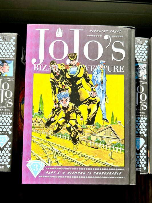 Jojo's Bizarre Adventure Vol 3 Part 4 Diamond is Unbreakable Hardcover - Nick Nack's Full Frontal Attack