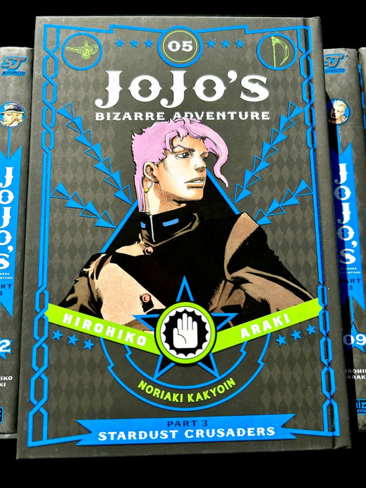 Jojo's Bizarre Adventure Vol 5 Part 3 Stardust Crusaders Hardcover - Nick Nack's Full Frontal Attack