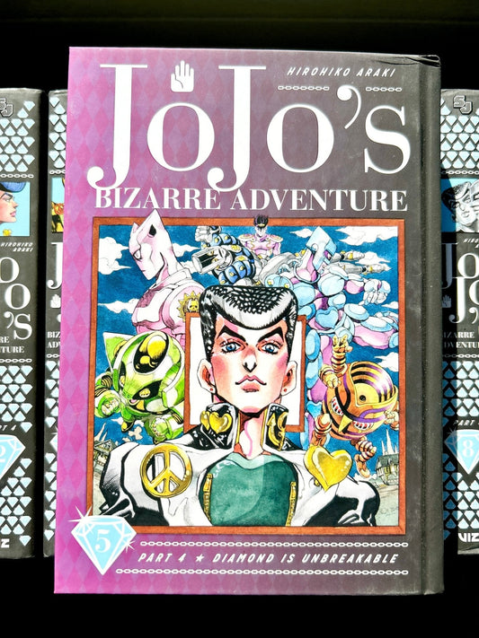 Jojo's Bizarre Adventure Vol 5 Part 4 Diamond is Unbreakable Hardcover - Nick Nack's Full Frontal Attack