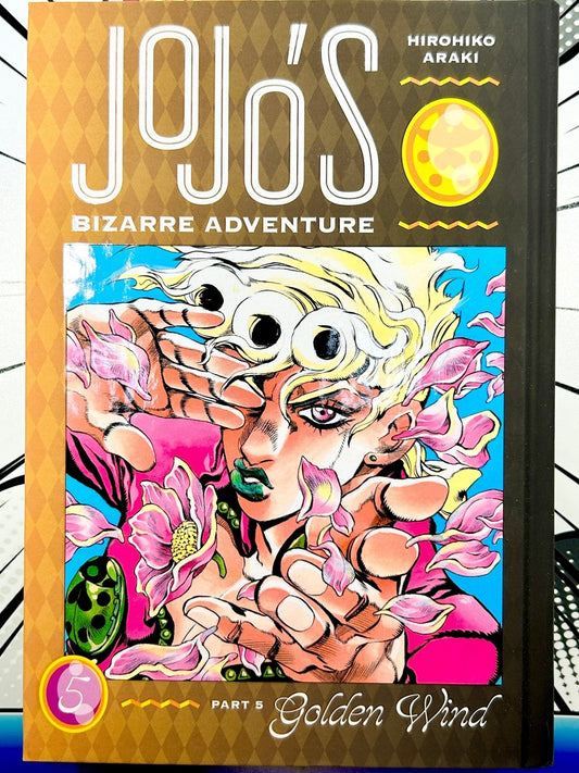 Jojo's Bizarre Adventure Vol 5 Part 5 Golden Wind Hardcover - Nick Nack's Full Frontal Attack