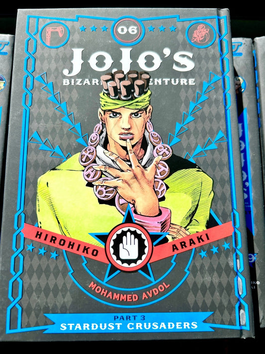 Jojo's Bizarre Adventure Vol 6 Part 3 Stardust Crusaders Hardcover - Nick Nack's Full Frontal Attack