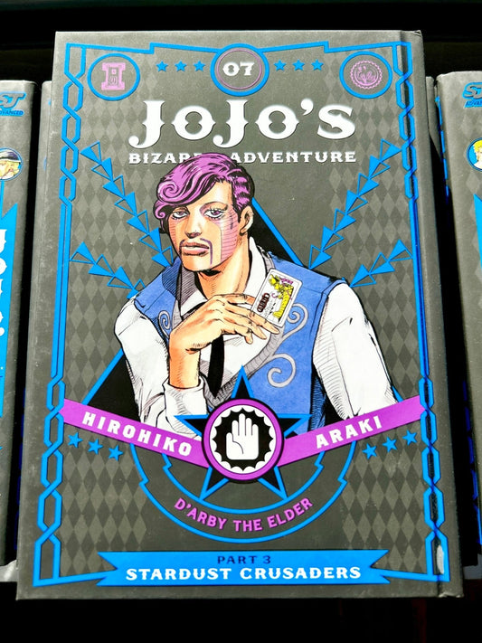 Jojo's Bizarre Adventure Vol 7 Part 3 Stardust Crusaders Hardcover - Nick Nack's Full Frontal Attack