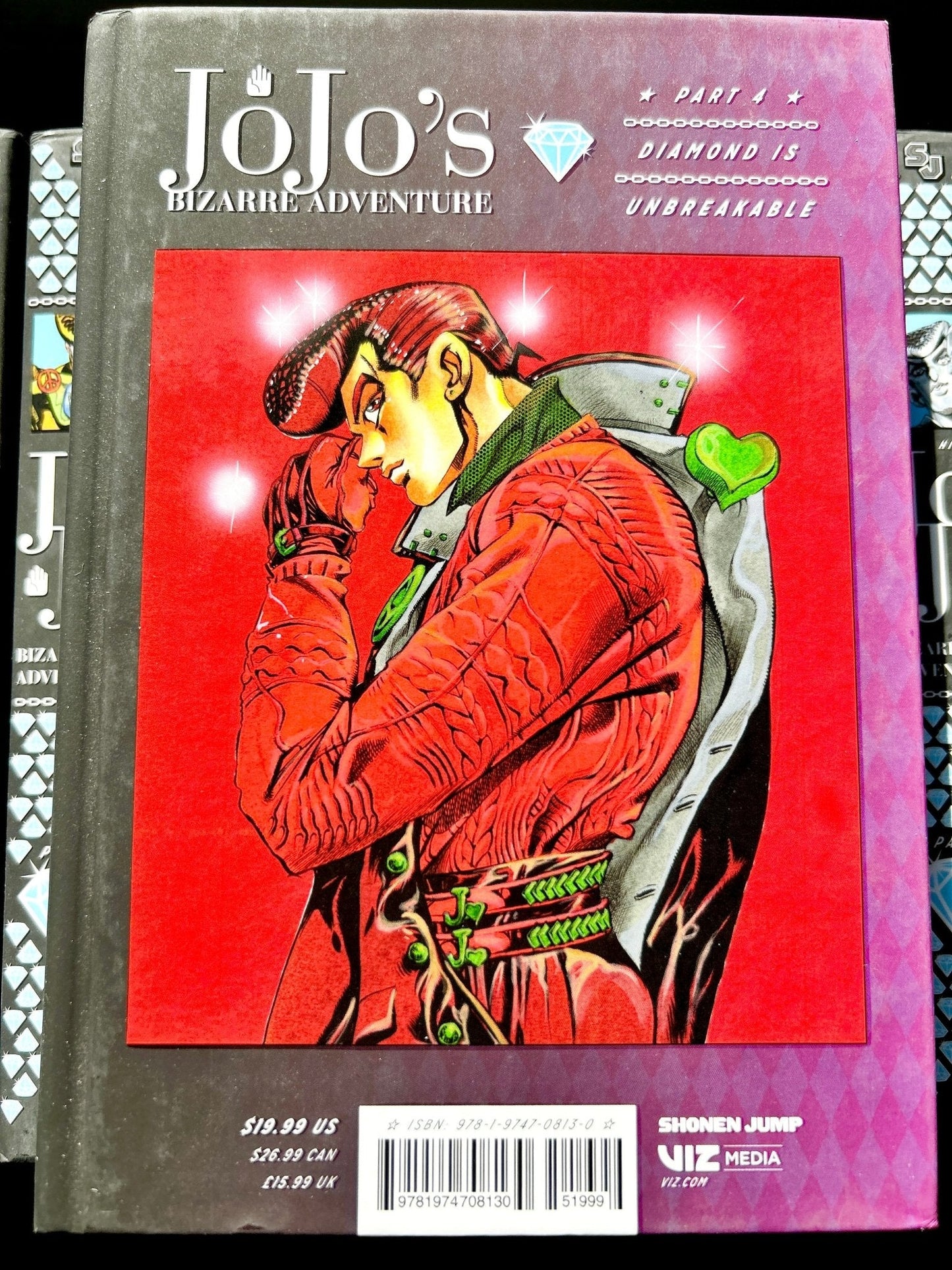 Jojo's Bizarre Adventure Vol 7 Part 4 Diamond is Unbreakable Hardcover - Nick Nack's Full Frontal Attack