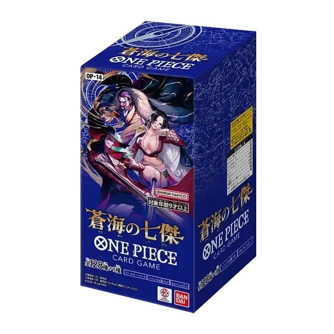 (Japanese) One Piece TCG: The Azure Sea's Seven OP-14 Booster Box - Nick Nack's Full Frontal Attack