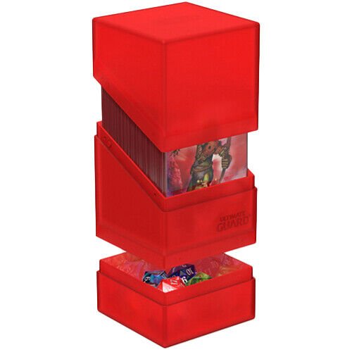 Ultimate Guard Boulder 100+ Ruby - Deck Case Box - Tower - Nick Nack's Full Frontal Attack