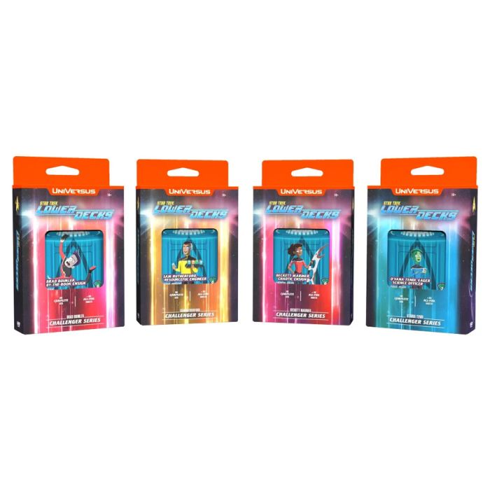 UniVersus: Star Trek: Lower Decks: Challenger Series Display (Set of 4) - Nick Nack's Full Frontal Attack