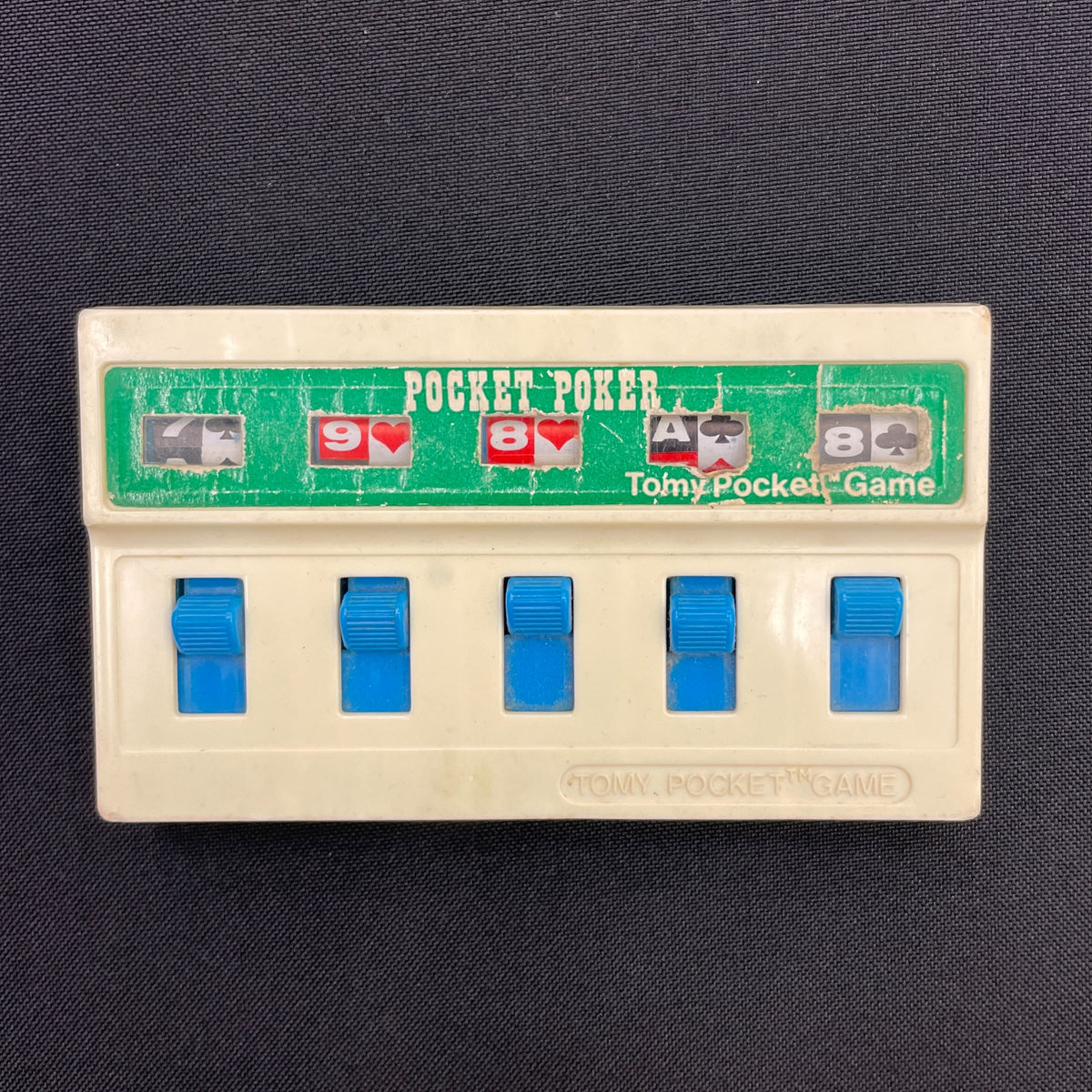 Vintage TOMY Pocket Poker handheld game