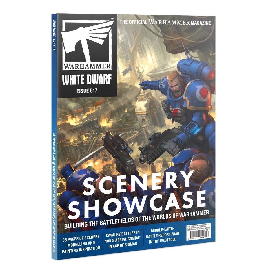 Warhammer White Dwarf Issue 517 (October 2025) Magazine - Nick Nack's Full Frontal Attack