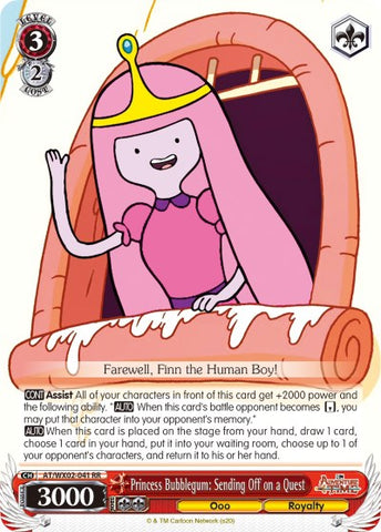 Princess Bubblegum: Sending Off on a Quest (AT/WX02-041 RR) [Adventure Time]