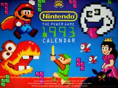 Nintendo The Power Game 1993 Calendar - Nintendo Power