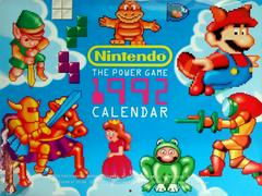 Nintendo The Power Game 1992 Calendar - Nintendo Power