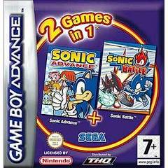 2 Games in 1: Sonic Advance & Sonic Battle - PAL GameBoy Advance