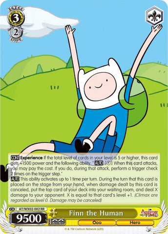 Finn the Human (AT/WX02-002 RR) [Adventure Time]