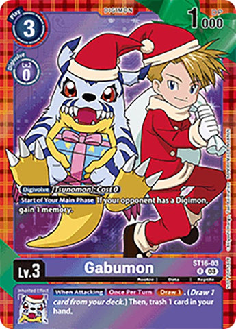 Gabumon [ST16-03] (Winter Holiday 2023) [Starter Deck: Wolf of Friendship]