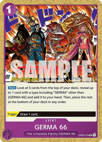 GERMA 66 [Wings of the Captain Pre-Release Cards]