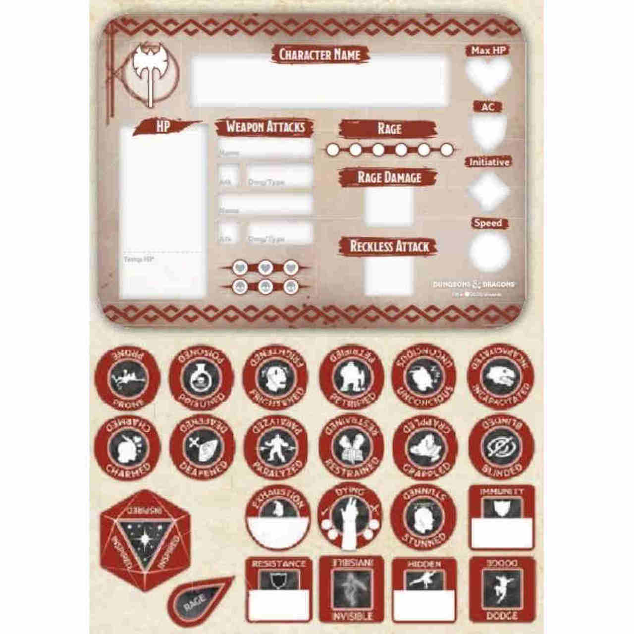 D&D Class Token Set