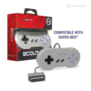 Hyperkin Scout Premium Controller for Super NES (Gray)