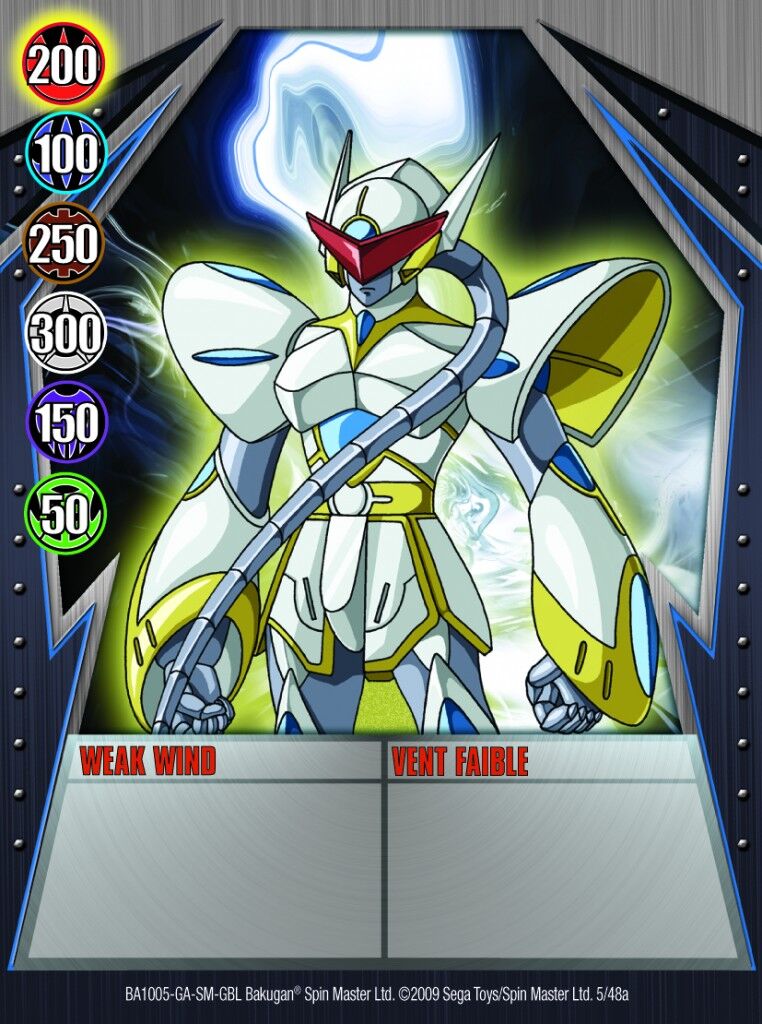 Bakugan (2009) Card Singles- Gate Cards – Nick Nack's Full Frontal Attack