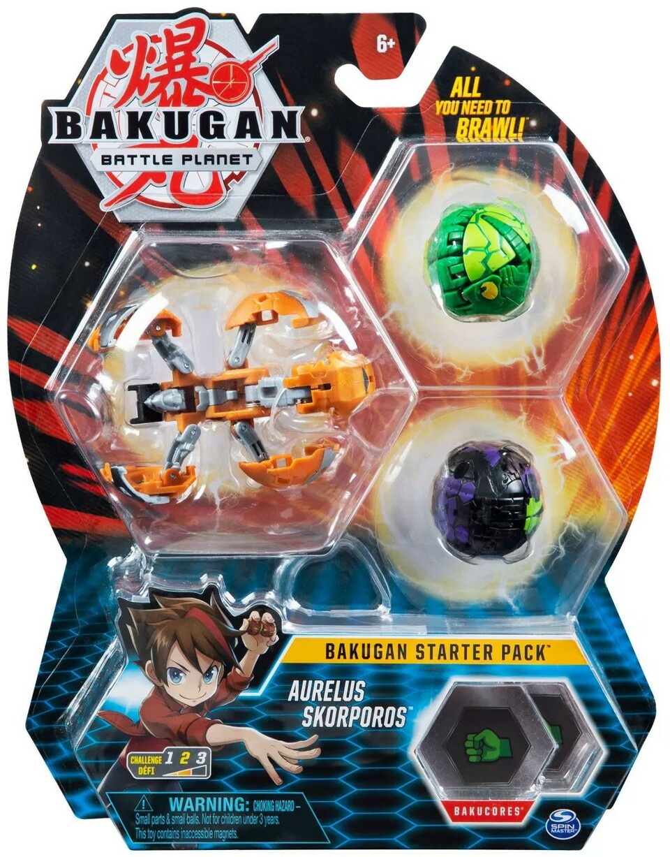 Bakugan Starter Packs - Aurelus Skorporos