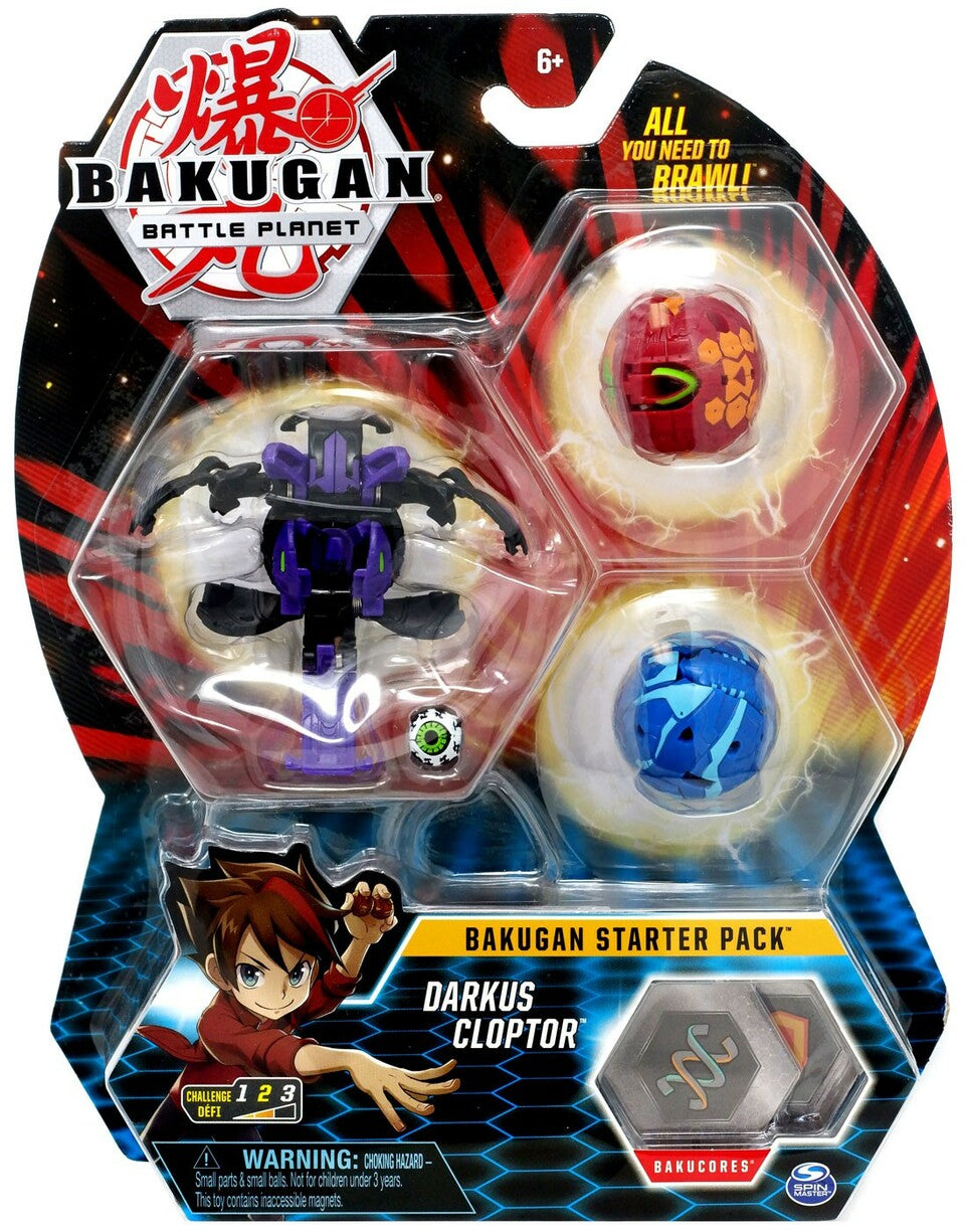 Bakugan Starter Packs - Darkus Cloptor