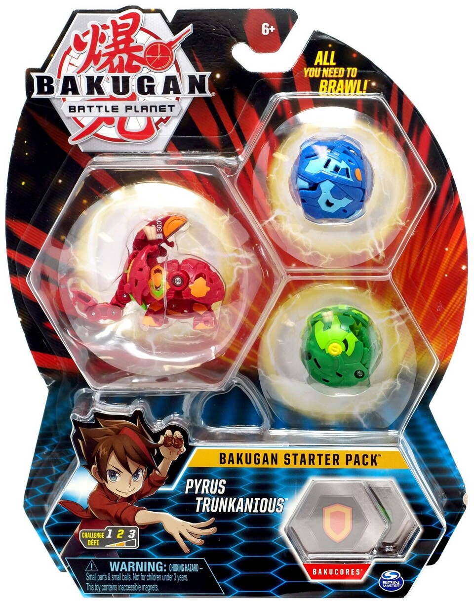Bakugan Starter Packs - Pyrus Trunkanious