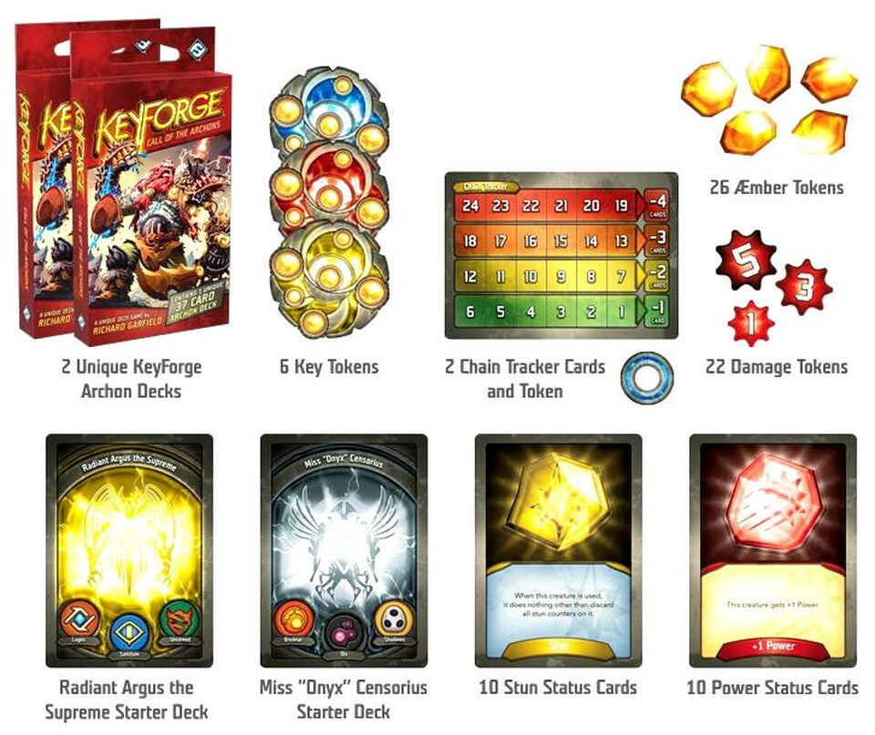 KeyForge : Set de démarrage pour 2 joueurs L'Appel des Archontes