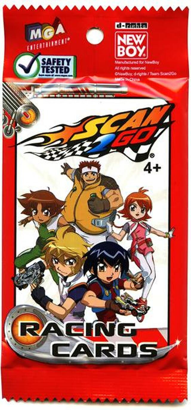 Scan 2 Go Racing Cards Booster Pack