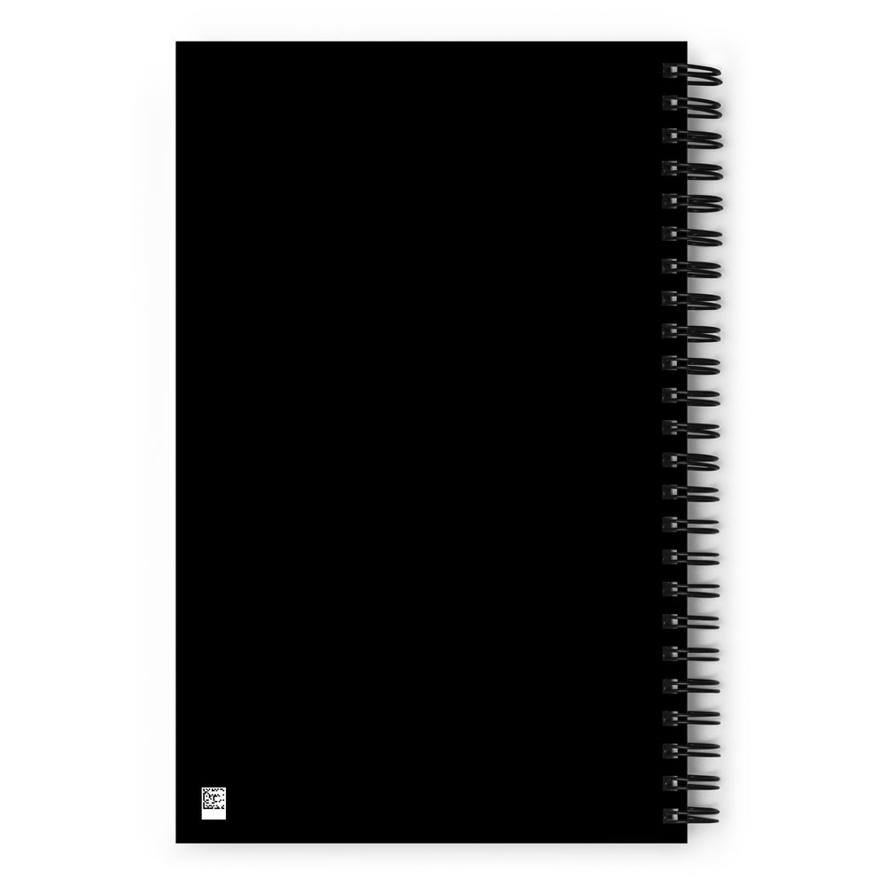 "Card Icon" (White) Spiral notebook