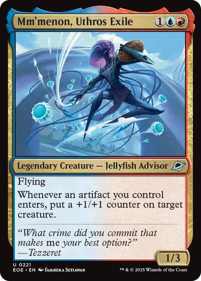 Mm'menon, Uthros Exile (Edge of Eternities) Near Mint - Nick Nack's Full Frontal Attack