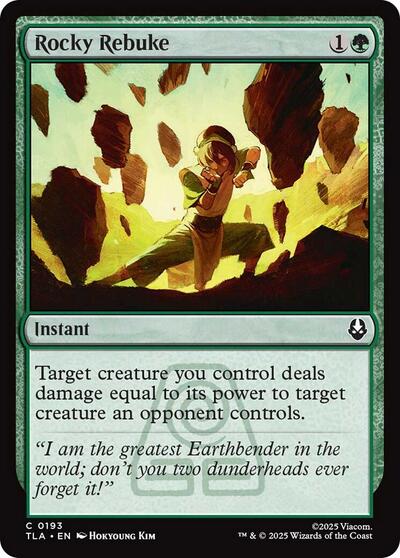Rocky Rebuke (Avatar: The Last Airbender) Near Mint - Nick Nack's Full Frontal Attack