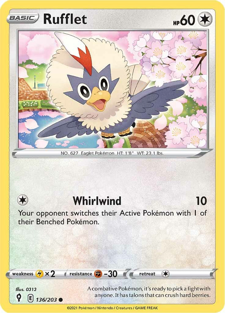 Rufflet (136/203) [Espada y escudo: Cielos en evolución] 