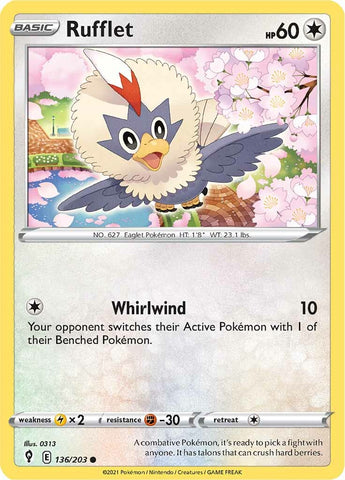 Rufflet (136/203) [Épée et bouclier : Cieux en évolution] 