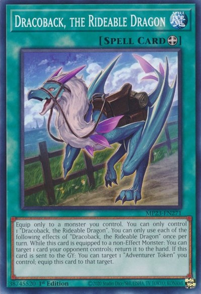 Dracoback, the Rideable Dragon (25th Anniversary Tin: Dueling Heroes Mega Pack) Light Play 1st Edition