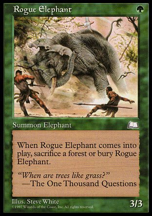 Rogue Elephant (Weatherlight) Light Play - Nick Nack's Full Frontal Attack