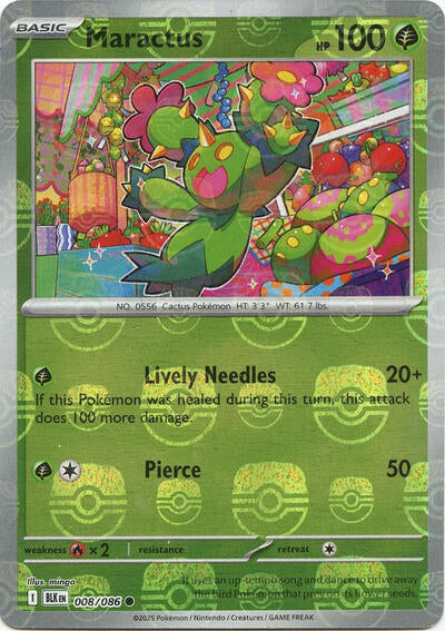 Maractus (Master Ball Pattern) (SV: Black Bolt) Near Mint Holofoil