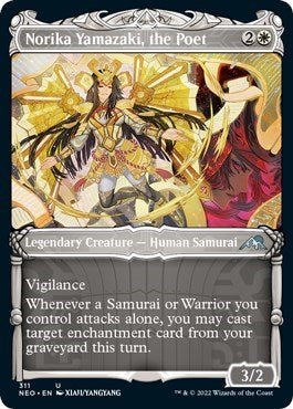 Norika Yamazaki, the Poet (Showcase) (Kamigawa: Neon Dynasty) Near Mint - Nick Nack's Full Frontal Attack