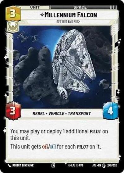 Millennium Falcon Get Out And Push (Jump to Lightspeed) Near Mint - Nick Nack's Full Frontal Attack