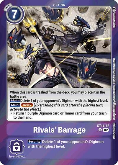 Rivals' Barrage (Special Event Pack 2025) (Starter Deck 14: Beelzemon Advanced Deck Set) Near Mint