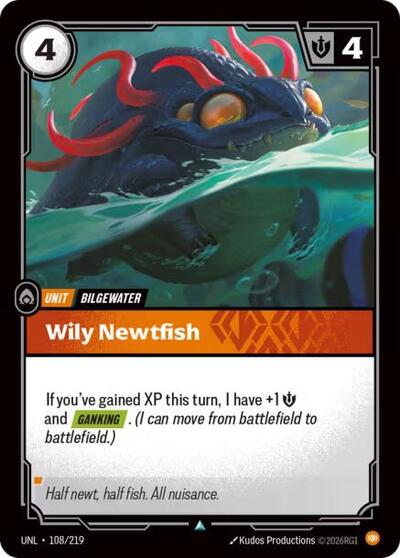 Wily Newtfish (Unleashed) Near Mint
