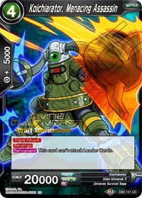 Koichiarator, Menacing Assassin (Divine Multiverse Draft Tournament) (DB2-141) [Cartes de promotion de tournoi] 