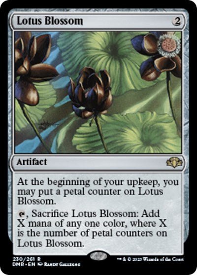 Lotus Blossom (Dominaria Remastered) Near Mint Foil - Nick Nack's Full Frontal Attack