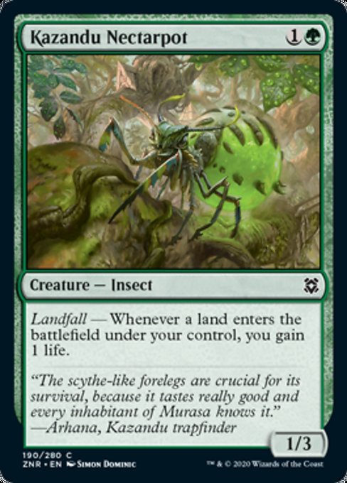 Kazandu Nectarpot (Zendikar Rising) Near Mint - Nick Nack's Full Frontal Attack